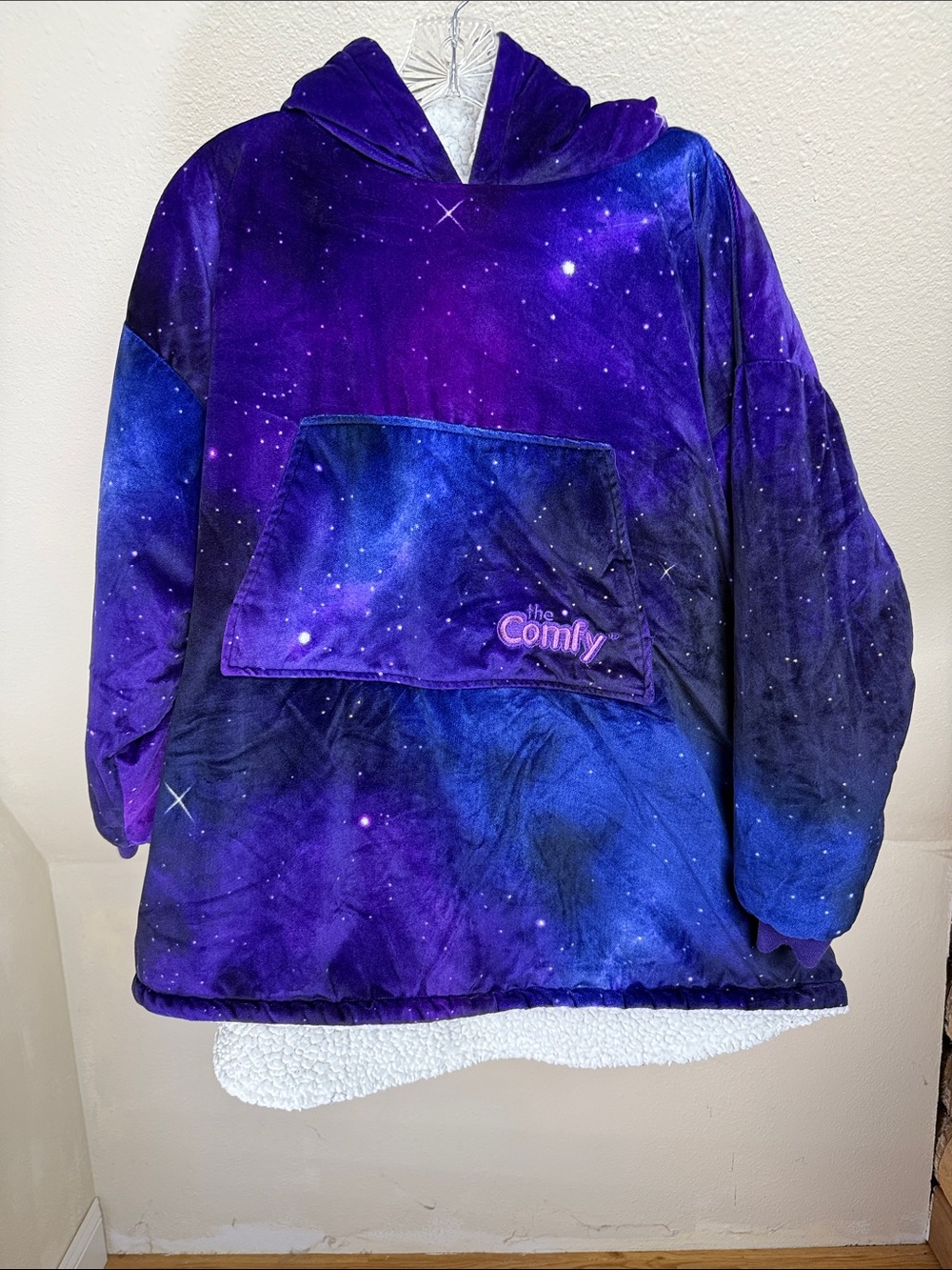 THE COMFY Plush Hoodie Blanket